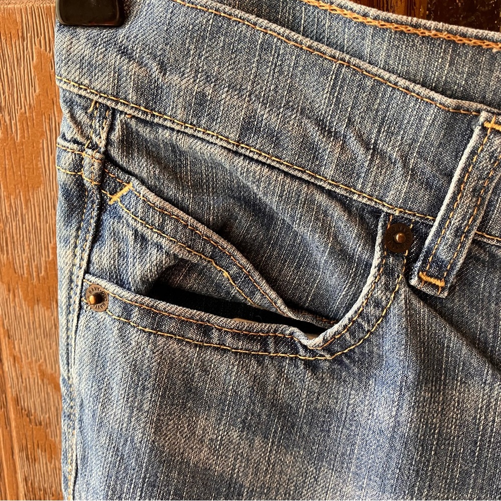 Old Navy The Diva Blue Low Rise Distressed Skinny Jeans size 4 - Picture 3 of 16